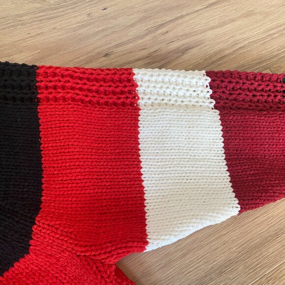 Express Stripe Mock Neck Chenille Sweater Size Large NWT - Picture 3 of 10